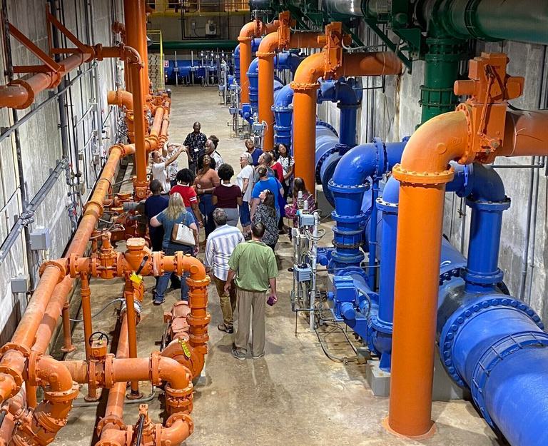 Sanford NC water treatment tour City of Sanford