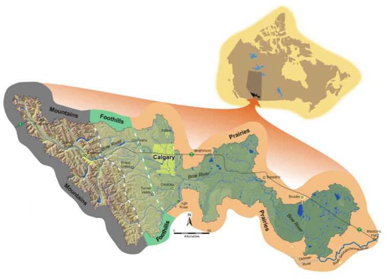 Bow river schematic