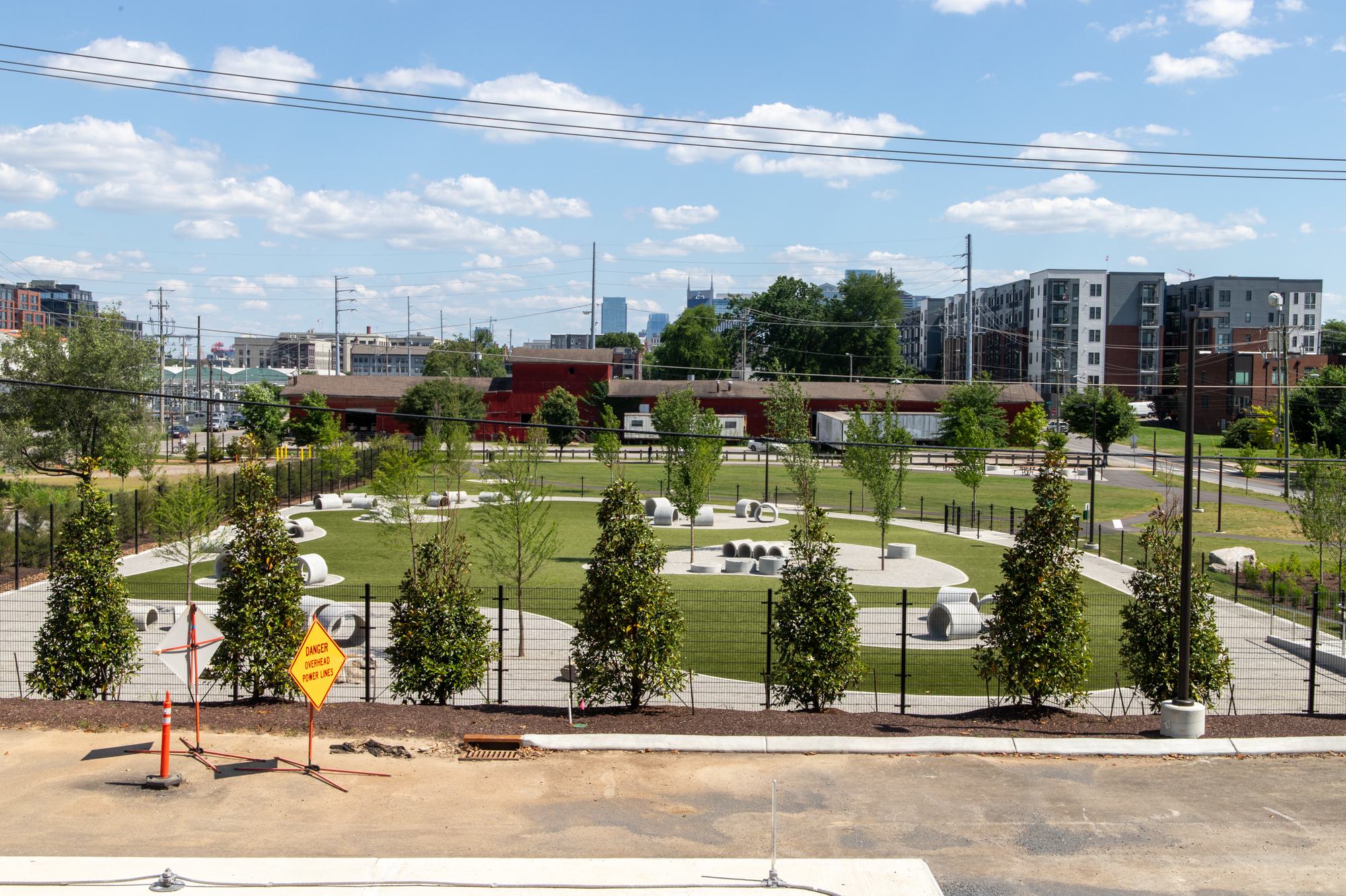 Nashvilles New Headworks Facility Dog Park View