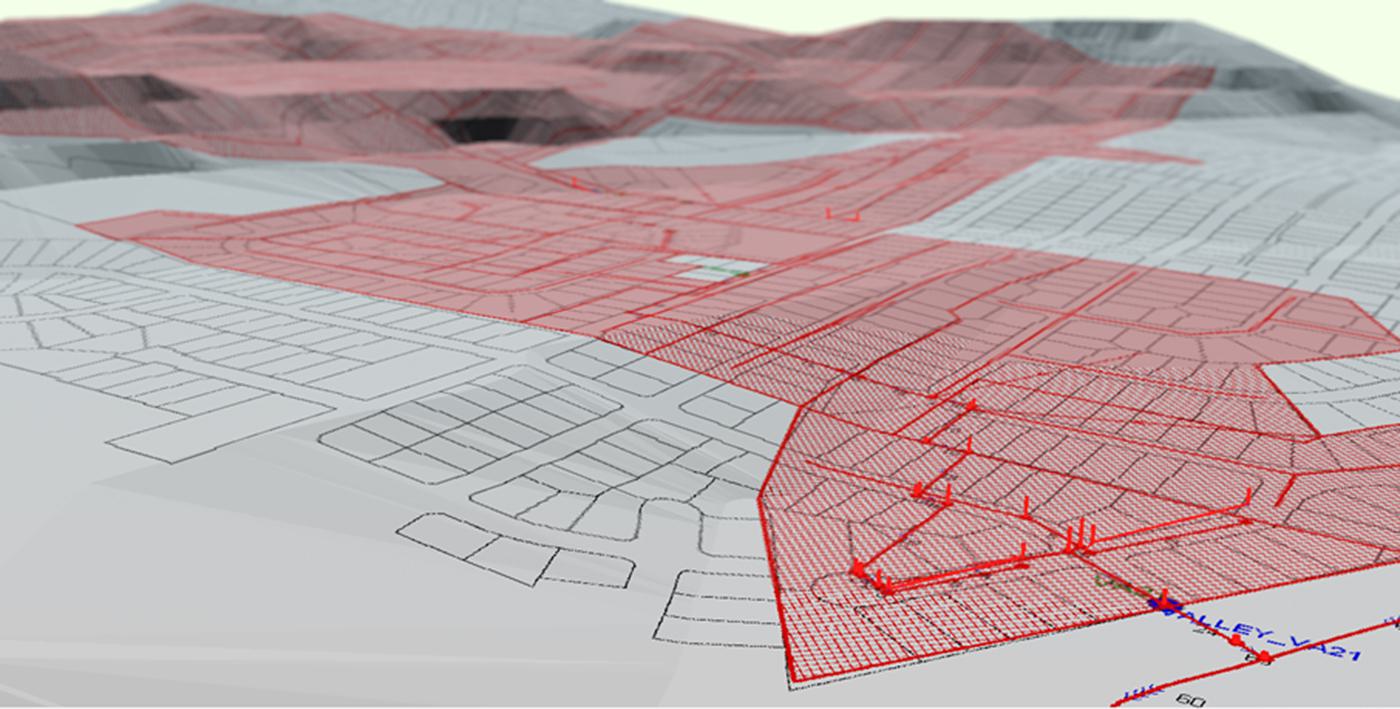 Widescale 2 D image